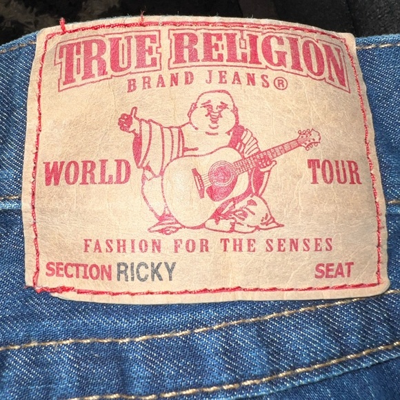 Men’s True Religion Ricky Flap Straight Jeans - Picture 10 of 16